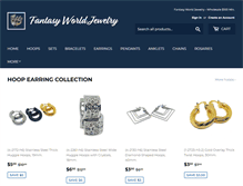 Tablet Screenshot of fantasyworldjewelry.com